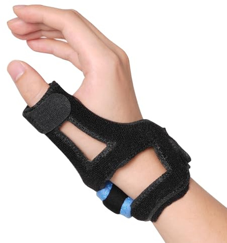 Velpeau Breathable Thumb Brace for Arthritis Pain and Support, Ideal for De Quervain's Tenosynovitis, Tendonitis, Sprained, Osteoarthritis, Trigger Thumb Spica Splint Stabilizer Right or Left Hands(M)