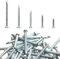 Clavos de Acero 50mm, 30pcs Clavos Para Paredes de Hormigón, Clavos Galvanizados, Clavos, Carpintería, Ladrillo, uso Universal en Interiores y Exteriores (Plata)