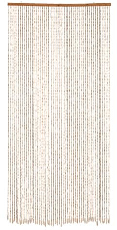 DDZcozy 90 × 200 cm cortina de cuentas de madera 52 hilos cortina de puerta de bambú de cuentas cortina para puerta dormitorio salón puerta