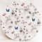 Secret Garden Plates 8 20 cm Set of 4 Fine Bone China Flowers Butterflies Bees Hand Decorated in UK