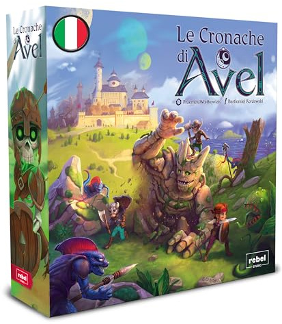 Asmodee - Le Cronache di Avel - Gioco da Tavolo Fantasy, 1-4 Giocatori, 8+ Anni, Edizione in Italiano