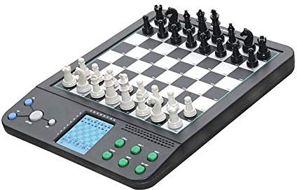 QTANZIQI Internationales Schach Mensch-Maschine-Spiel Intelligentes elektronisches Brettschach Schachbrettspielset Internationale Schachfiguren