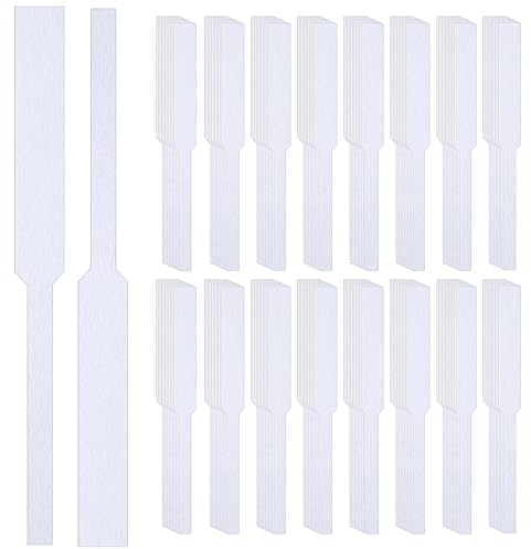 Qianyu 500 Pcs Disposable Perfume Test Strips Portable Mini Essential Oils Scent Paper Strip White Blank Fragrance Tester Strips for Women Men Perfume Fragrances Scents Essential Oils Aromatherapy