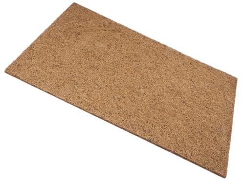 YARNOW Tappetino in Fibra Cocco Naturale per Rettili Sottopad Antiscivolo per Bearded Dragon e Tartarughe Materiale Morbido e Traspirante per Comfort e Protezione
