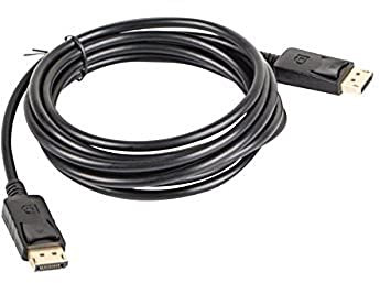 lanberg CA-DPDP-10CC-0030-BK Displayport 1.1A (19Pol) Maschio a DisplayPort (19Pol), Cavo 4K, 3 m, Nero