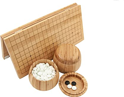 - Go-Set Bambus (Klappbrett mit Glassteinen)