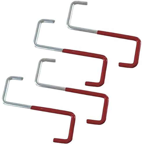 Do it Best Garage Hooks for Bike Racks, Wall Mounts, Ladders, Tools, and Storage Solutions (4 Hooks)