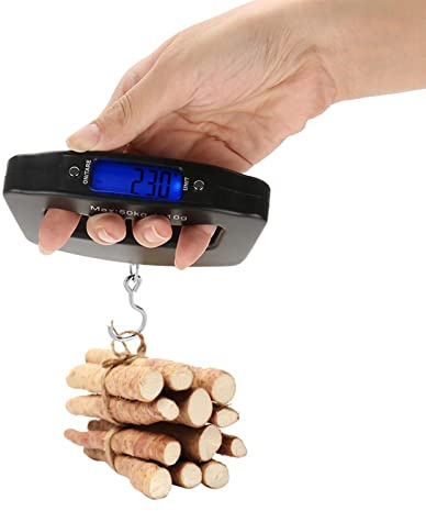 Bilancia digitale per bagagli, mini amo da pesca digitale Bilancia elettronica portatile LCD digitale per bagagli di grandi dimensioni da fattoria familiare
