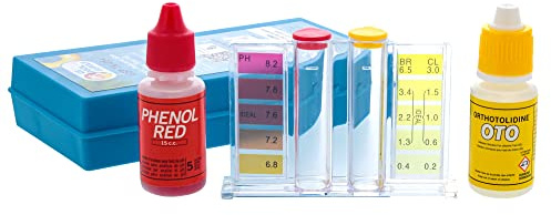 Basic 3-Way Swimming Pool & Spa Test Kit - Tests Water for pH, Chlorine