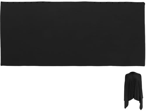Breastfeeding Cover Nursing Scarf Cotton Black with Adjustable Buttons | Breastfeeding Nursing Cover, Breathable Cotton Shawl for Outdoor Dining and Shopping
