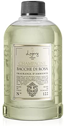 LOGEVY - Parfumeur pour Environnements pour Le Bien-être de la Personne et de la Maison - Champagne et Baies Roses (500 ML Recharger)