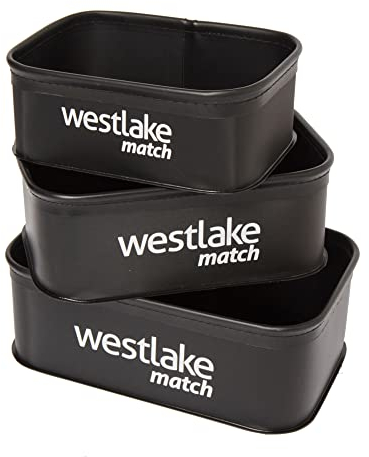 Westlake 3 Piece Bait Set Pack, Bait Boxes, Fishing Tackle Box, Fishing Equipment, Fishing Accessories, Black