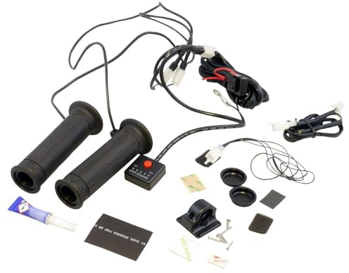 KOSO Heizgriffe + Daumengasheizung QUAD ATV Daumengas Wärmer Handwärmer Heizpad