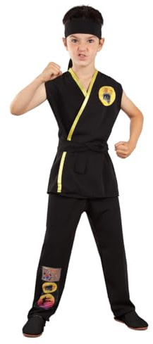 DISBACANAL Déguisement de Cobra-Kai pour Enfant - 6 ans