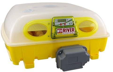 Digitaler Brutautomat ET49 mit Eierbrutgerät OVOMATIC und Biomaster™ Zusatzstoff - River Systems - Kapazität 49 mittelgroße / große Eier oder 196 kleine Eier