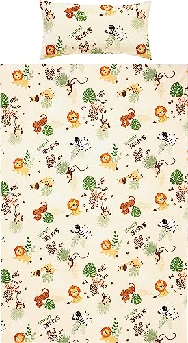 Erwin Müller Kinder-Bettwäsche Biber Natur-gelb Größe 135x200 cm (40x80 cm)