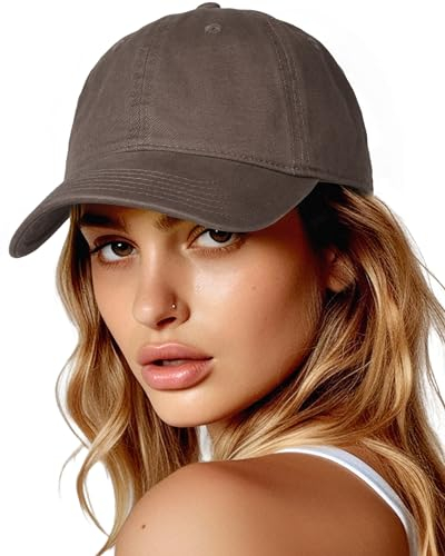 FURTALK Damen Vintage Basecap Baumwolle Verstellbare Baseball Cap