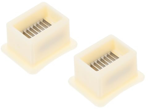 LABRIMP 2pezzi Slicer Manuale per Fagiolini Plastica Utensile da Cucina Compatto e Pratico per Affettare Velocemente Fagiolini Facile da Pulire e Riporre