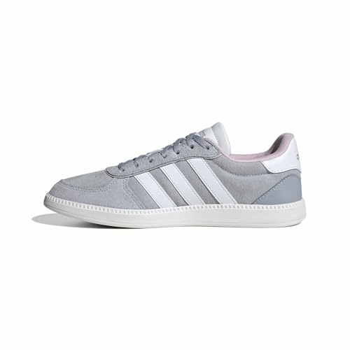 adidas Femme Breaknet Sleek Shoes, Halo Silver/FTWR White/Grey Two, 40 EU