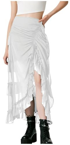 Midirock Blau Strickrock Weiß Jersey Rock Midi Schmaler Rock Rock Spitze Goldener Plisseerock Faltenrock Dunkelblau Outfits Mit Rock Ballon Rock Faltenrock Maxi Schwarzer Midirock Langer Rock Mit