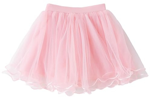 Jastore Girls Tutu Skirts Layered Tulle Princess Dresses for Toddler Girls Birthday Dance Party Supplies (US, Age, 1 Year, 3 Years, Pink)