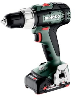 Metabo SB 18 L Akku-Schlagbohrschrauber – inkl. Akku und metaBOX 145 (18V 2 x 2Ah LiPOWER Akkus, Bohrdurchmesser 13 mm/36 mm, Gewicht 1,6 kg) 614053500