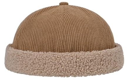 YAMEE Gorro Docker Portuario Hombre Cálido Moda,Gorra Sin Visera Clásico Retro,Gorros Invierno Unisex Cómodo Práctico,Gorro Marinero para Uso Diario
