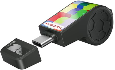 SANDISK 128GB USB-C Flash Drive, FIFA World Cup 2026 Edition - Up to 300MB/s Transfer speeds, USB 3.2 Gen 1, USB Type-C - Black - SDCZIA-128G-G46