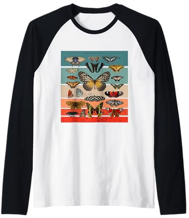 Catalogo Farfalle Collezione Farfalle Vintage Farfalle Maglia con Maniche Raglan