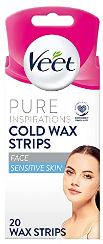 Veet Pure Cold Wax Strips Face 20SX12