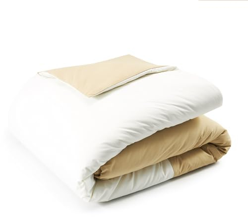 Tommy Hilfiger Bettwäsche-Garnitur Colour Block Farbe Almond Größe 200x200+2x80x80