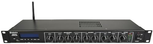 Adastra | MM240 Compact 1U Audio Install Amplifier Complete with Mixer, DAB+ FM Radio, USB Audio Player & Bluetooth Wireless Connectivity