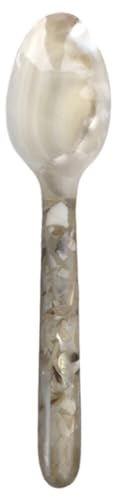Cucchiai in madreperla, 16 cm, cucchiai da caviale, cucchiai per uova in madreperla, cucchiai da caffè, cucchiai per gelato, elegante cucchiai da servizio cucchiaio da dessert per casa hotel