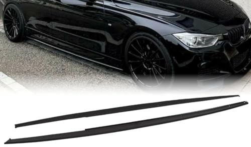 MpTuned F30 F31 sidokjolar svart glänsande för BMW 3-serien F30 F31 2011–2019 318i 320i 330i 335i 340i 318d 320d 330d 335d