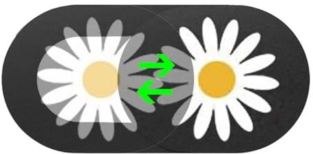Copertura per fotocamera, copertura per webcam, copertura per fotocamera del telefono, cursore per la copertura della fotocamera del computer portatile, copertura ' della fotocamera per