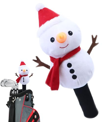 Protège-Têtes De Club De Golf pour Bois,Housse De Noël pour Club De Golf | Protecteur de Driver Élégant,pour Les Femmes Et Les Hommes sur Le Terrain De, Le Practice, Le Tournoi Extérieur, Et Le