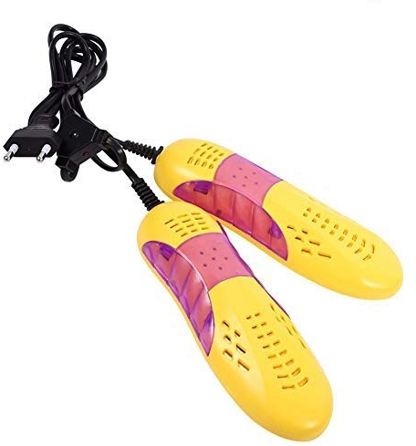 iwobi Tragbarer Schuhtrockner, Elektrischer Stiefeltrockner, Schuhwärmer Schuhe Trockner Heizung für Wanderschuhe oder auch Skischuhe, Skischuhe, Warme Schuhe, Laufschuhe Orange