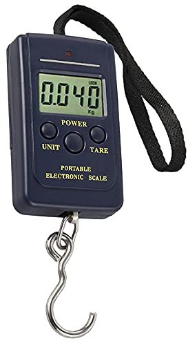 harupink 40KG Digital Balanza Báscula de Equipaje Báscula de Suspensión Digital Báscula Digital Portatil Bascula Colgante de Mano Dinamometro Digital Básculas Colgantes Electrónico Digital