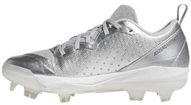 adidas Adizero Instinct TPU Silver Speed Softball, Scarpe da Ginnastica Donna, Argento Metallizzato Nero Grigio, 41 1/3 EU