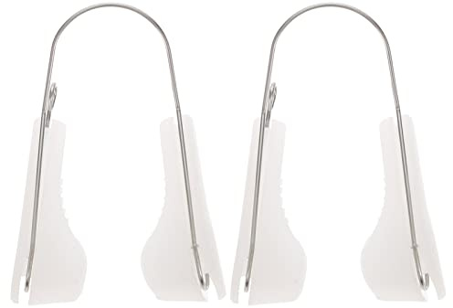 Veemoon Dispositivo para Levantar Nariz y Clip Corrector de Silicona 2 Piezas Tamaño Pequeño Antideslizante para Mujeres Uso Diario Cuidado Facial