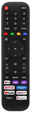 Original EN2A30 HT266544 Remote Control Compatible for Hisense Vidaa Smart LED TV- 50A7500F 65A7500F 43A7500FTUK 50A7500FTUK 65A7500FTUK 43AE7400F 50AE7400F 55AE7400F 65AE7400F 50A7300FTUK 55A7300FTUK