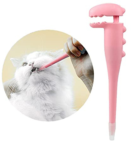 TAOZUA Cat Pill Shooter, Pet Pill Dispenser with 2 Silicone Tips, Medicine Pill Pusher for Cats, Puppies and Small Animals