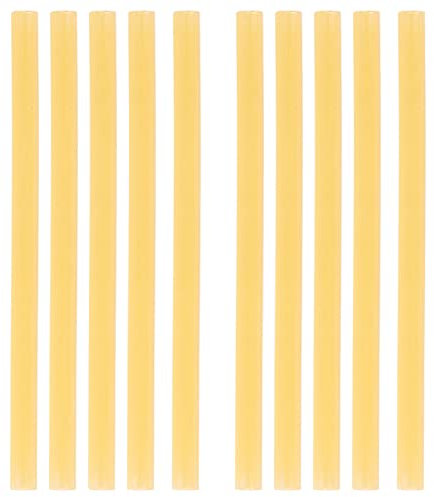 Omabeta 10Pcs Hot Melt Glue Stick 11x200mm Strong Adhesion High Strength Glue Adhesive Sticks for Glue Guns 60W Crafts Home Engineering Repair