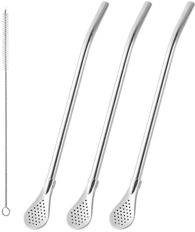 XPEX 3 Pezzi Filtro del tè Infusore tè Colino Tisane,Cucchiai Filtro da tè Maglia Tea Infusore Acciaio Inox Infusore tè Filtro, Acciaio Inox Cucchiai da tè Cucchia, Foglie di tè