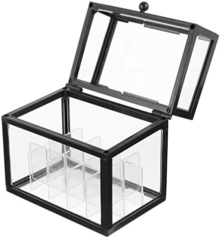 Beavorty Portarossetti Organizzatore Scatola per Rossetto e Lucidalabbra Contenitore Elegante per Cosmetici Custodia per Trucchi e Matite per Sopracciglia