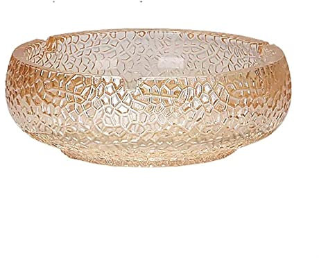 Posacenere per sigarette Posacenere in vetro carino Posacenere semplice e squisito Posacenere for sigarette creativo Posacenere for sigarette for uso domestico Carino rotondo adatto for il regalo Posa