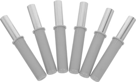 SOLUSTRE 6pezzi Pz Ammortizzatore Per Coperchio Cestino Rifiuti in Acciaio Con Meccanismo Idraulico Silenzioso Smorzatore Ammortizzato Per Porte Cucina e Mobili Buffer Ammortizzatore Porte