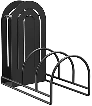 Zqxnt Supporto per tagliere in acciaio inox per coperchio del vaso in metallo autoportante per cucina domestica Coltelli da banco Coltelli da tavola Organizzatore per coperchio in acciaio inossidabile