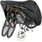 Szblnsm Housse de vélo pour 1, 2 ou 3 vélos, imperméable, matériau Ripstop 420D très résistant offrant une protection constante pour tous les types de vélos tout au long des 4 saisons