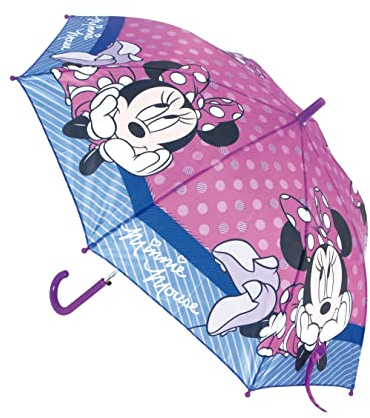 Safta Mimmi Pigg Lucky Automatiskt paraply 480 mm, Rosa, único, Modern eller modern